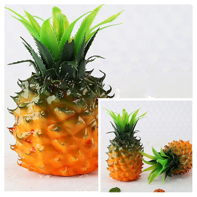 Fruit Uk Lifelike Artificial Pineapple Plastic Fake Fruits Display