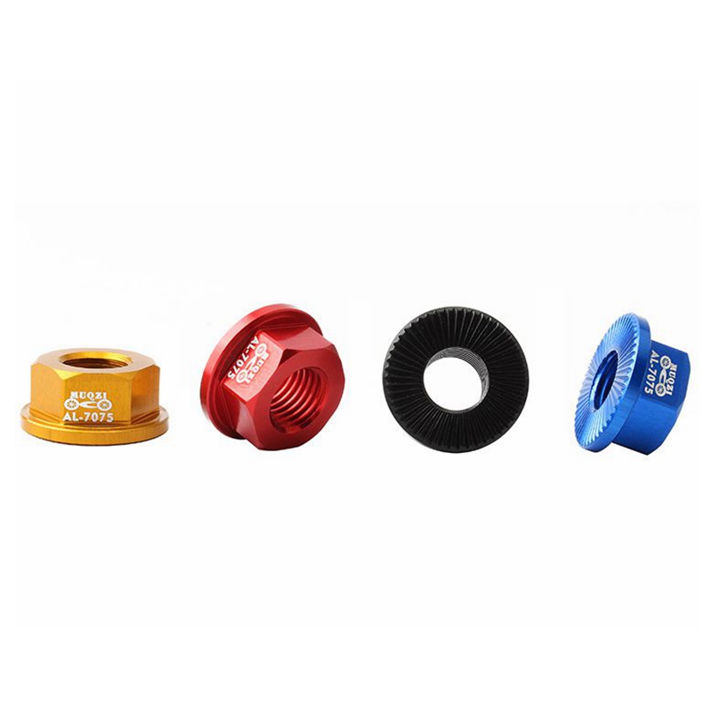 4Pcs Track Wheel Nuts M8 Durable Child Bicycle BMX Fixie Axle Screw for