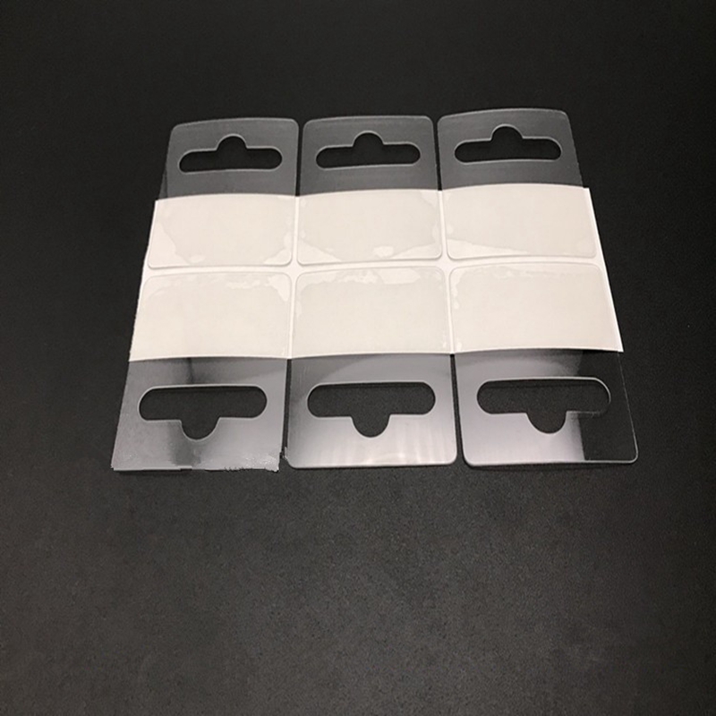 Sticky Self Adhesive Sticker Tags Hook Retail Slot Display Hanging Tabs