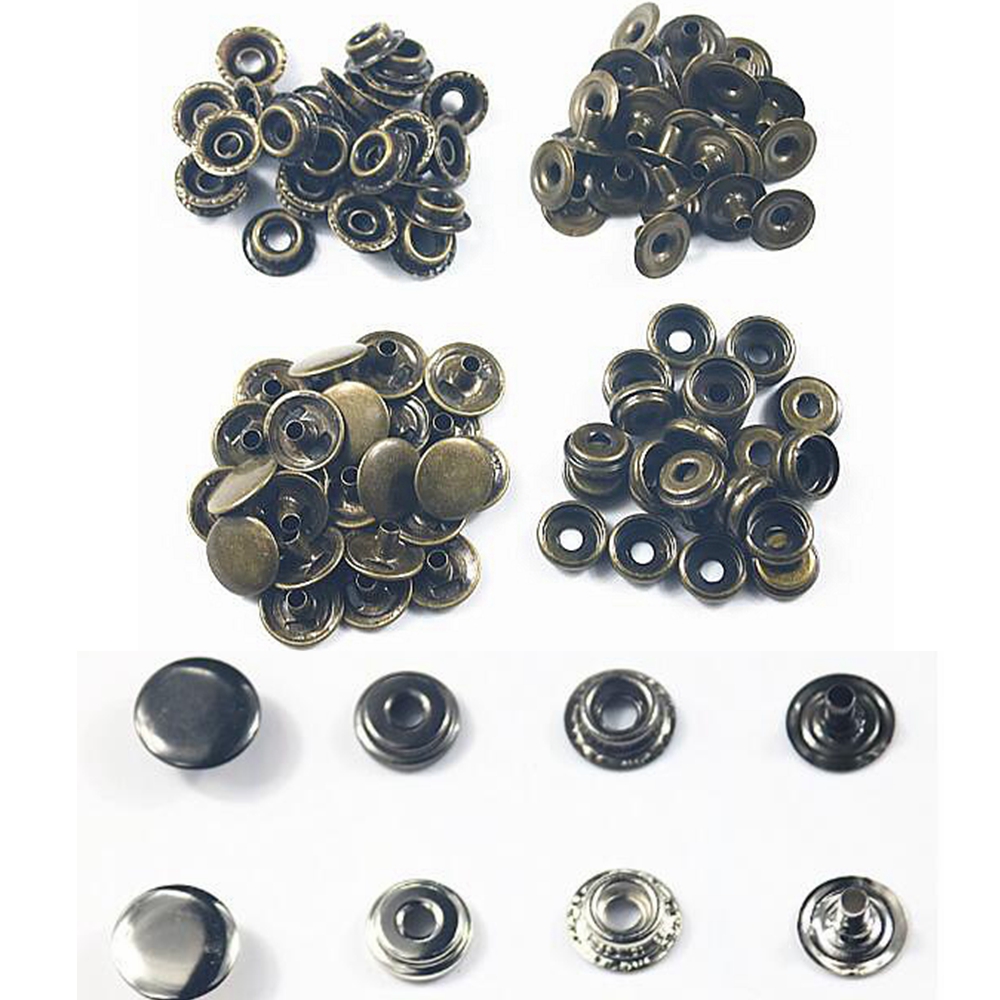 15mm Snap Fasteners Popper Press Stud Button Leather Tools Assortment ...
