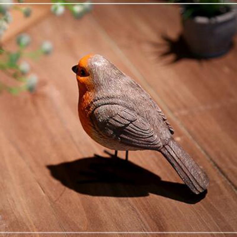 resin robin ornament