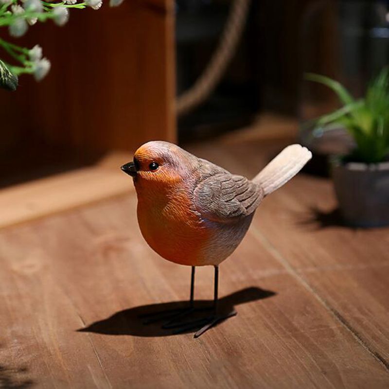 resin robin ornament