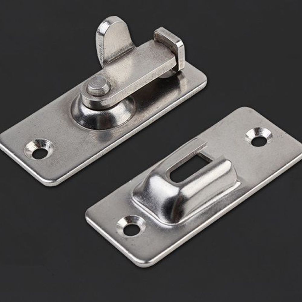 Stainless Steel 90 Degree Right Angle Gate Latches Bar Latch Door Lock ...