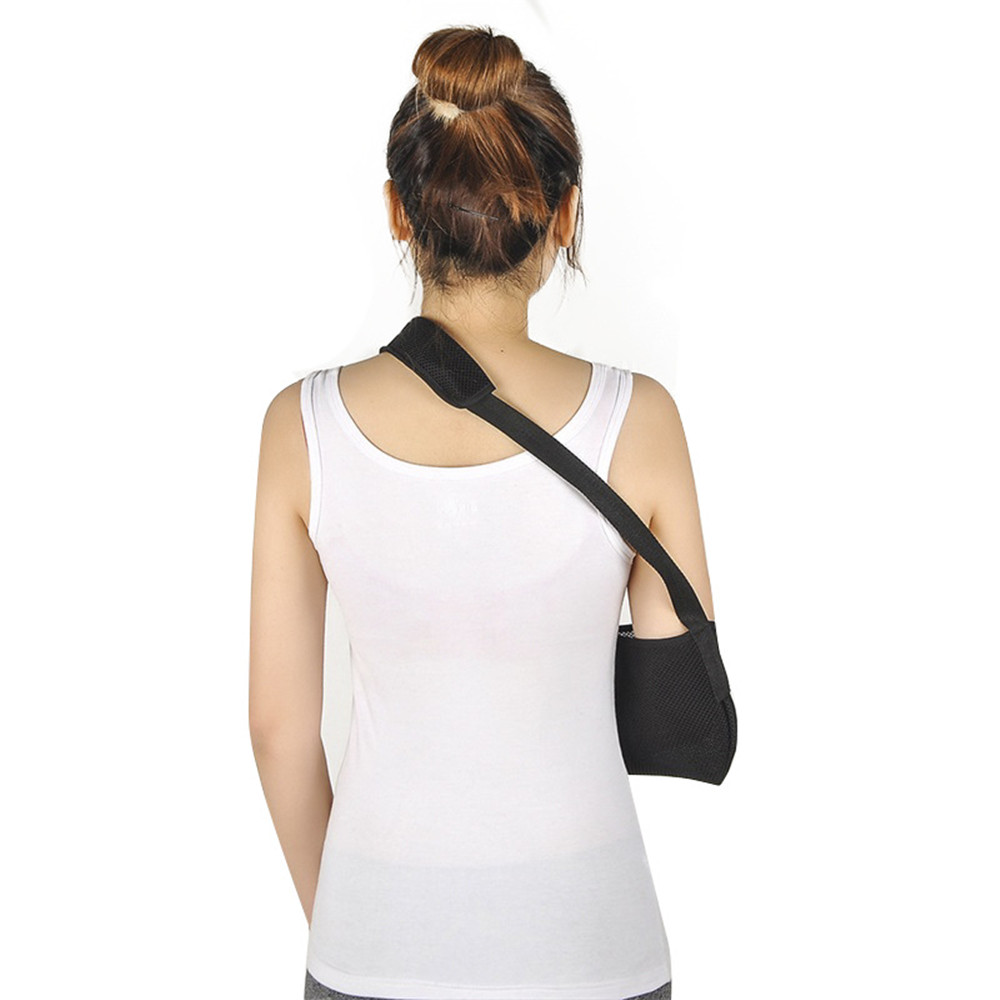 Black Arm Sling Wrist Shoulder Support Stability Relief for Injury