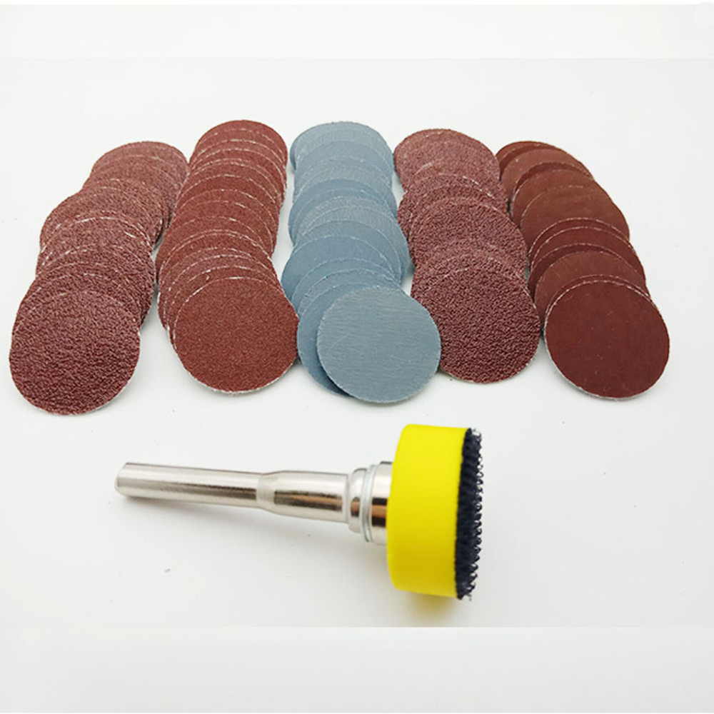 Sanding Discs Pads 1 Inch For Drill Grinder Rotary Tools + Backing Pad
