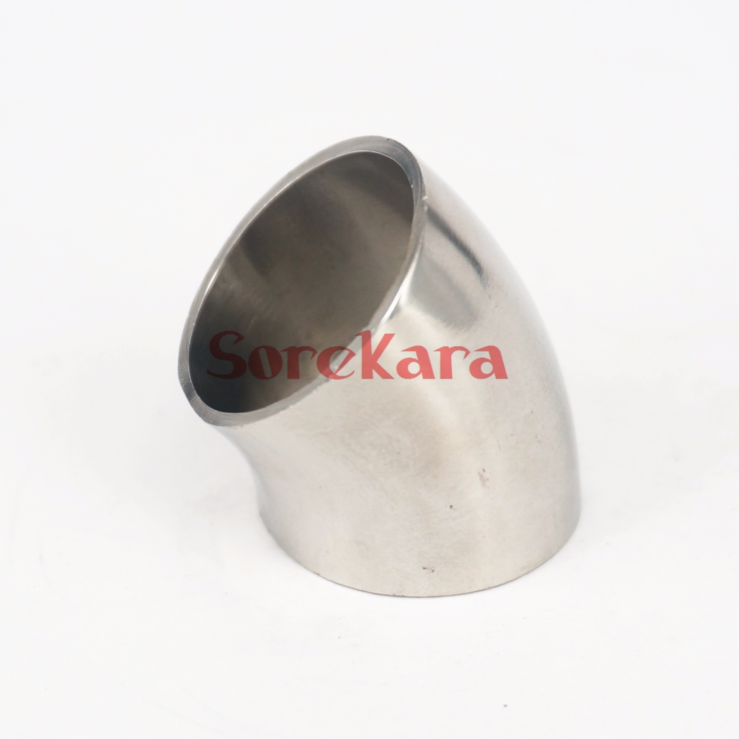 28mm 304 Stainless Steel Sanitary Weld 45 Degree Elbow Pipe Fitting Homebrew