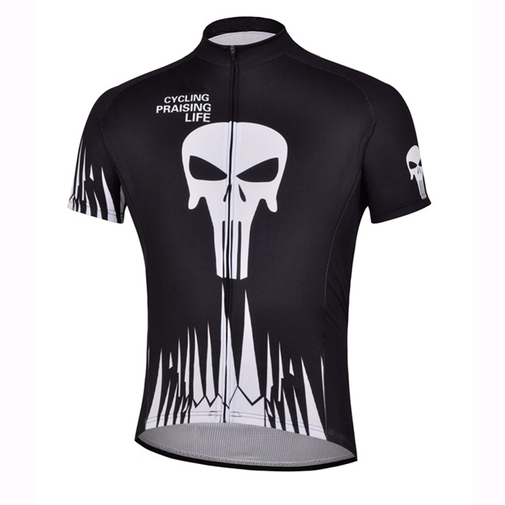 skeleton bike jersey