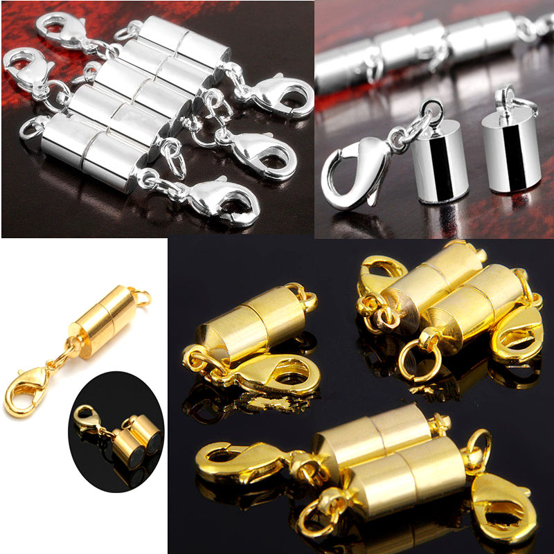 DIY Jewelry Making: Creative Cylindrical Magnetic Buckle Bracelets, Clasps,  Hooks For Vial Necklace, Earrings, And More From Dave_store, $0.38
