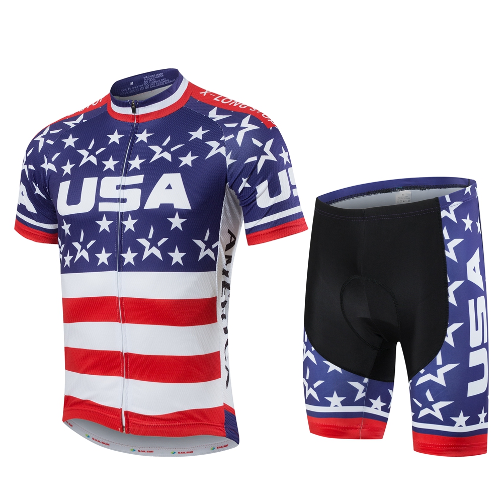 2016 Short Sleeves Cycling Jersey Men's Bike Clothing Summer Bicycle Shirt Top 