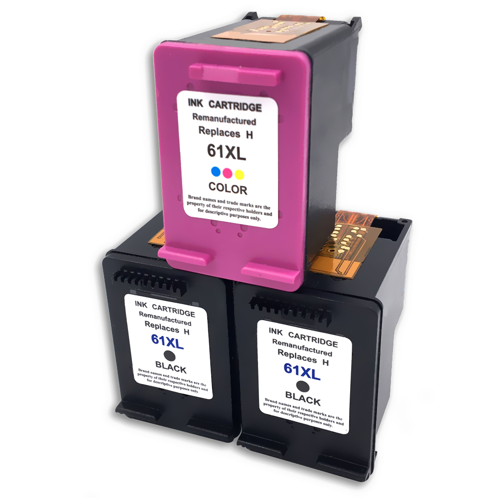 3 Pk For Hp 61xl Blackandcolor Ink Cartridge For Envy 4500 4501 4502 4505 4507 Ebay 8224