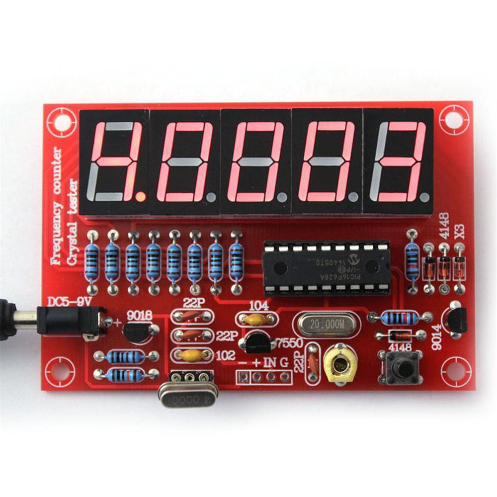 Digital LED 1Hz-50MHz Crystal Oscillator Frequency Counter Meter Tester DIY Kit