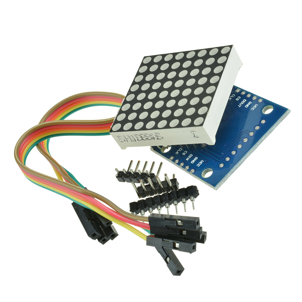10PCS MAX7219 dot matrix module Arduino microcontroller module DIY KIT