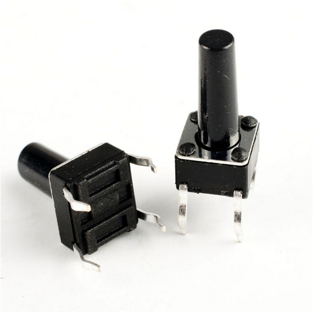 100PCS 6x6 3.1mm-13mm SPST Mini Micro Momentary Tactile Push PCB Button Switch M