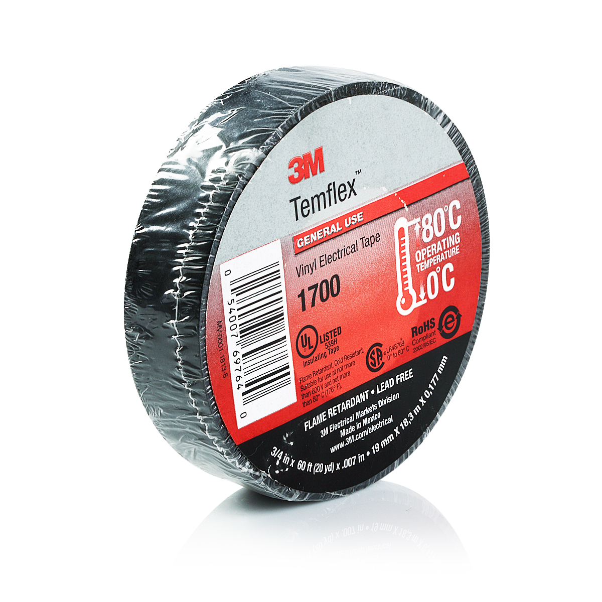 3m-black-electrical-tape-temflex-1700-3-4-x-60-ft-10-rolls-free