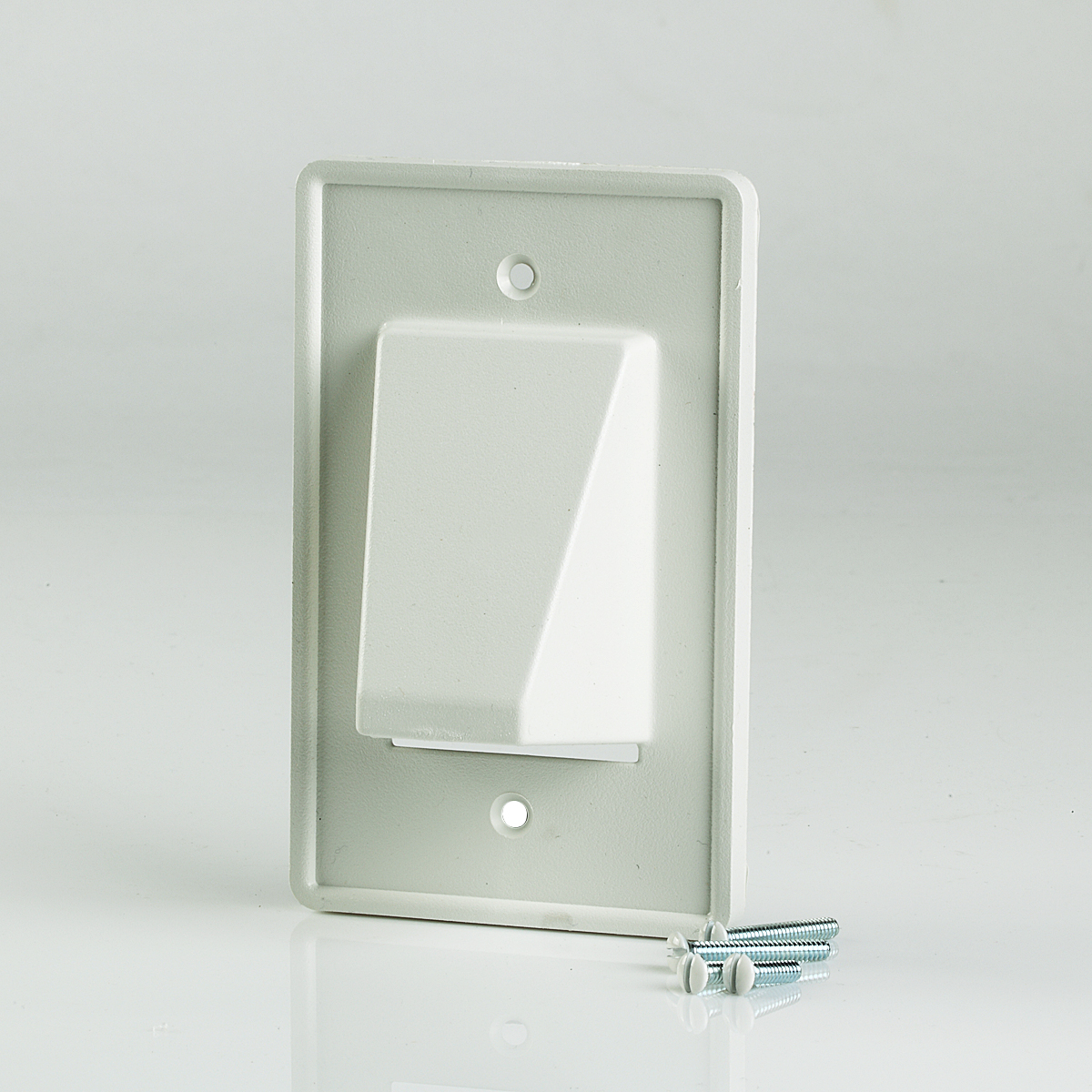 CE1 Arlington Single Gang Reversible Low-Voltage Cable Entrance Plate