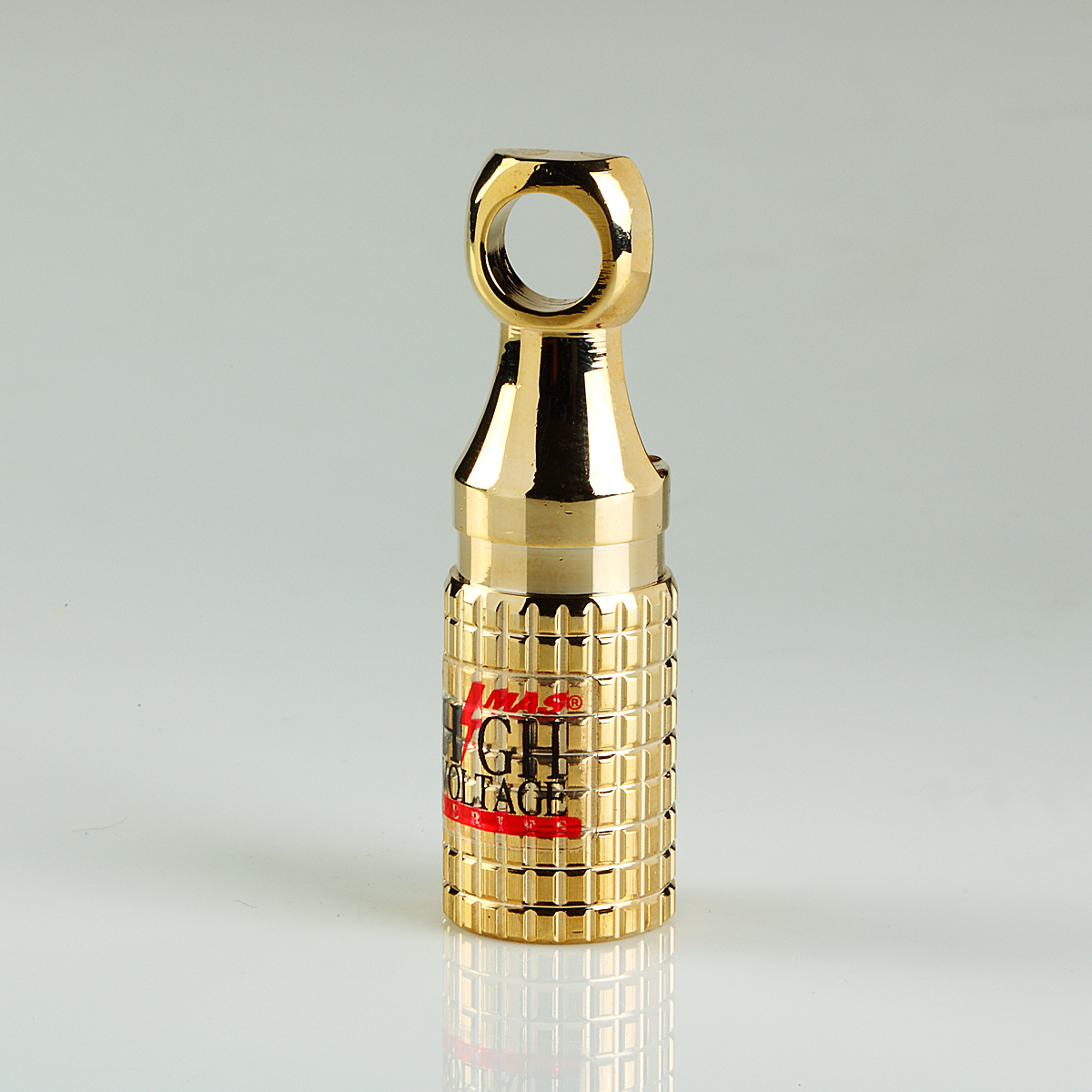 NEW 24K GOLD PLATED RING TERMINAL 5/16” HOLE 8 GAUGE 5/16"EYELET FREE