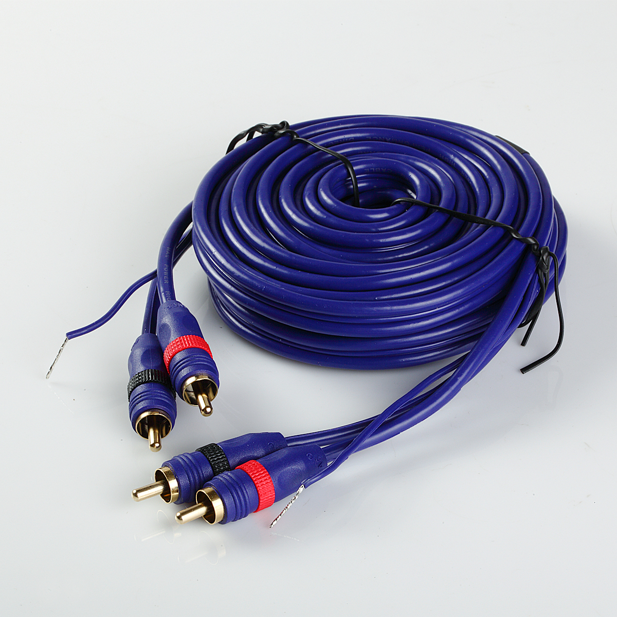 12ft 12' HIGH PERFORMANCE DIRECTIONAL BALANCE RCA 2 Male to Male Audio