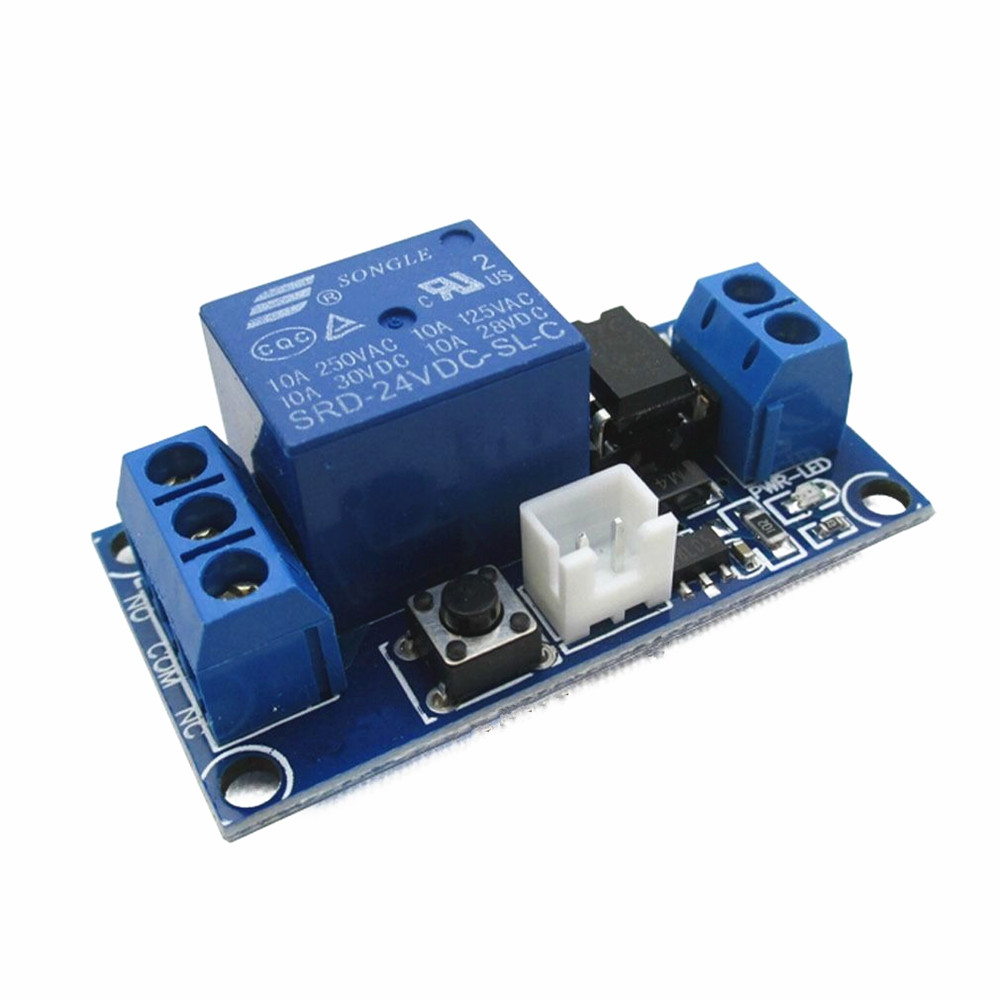 24v 1 Channel Latching Relay Module With Touch Bistable