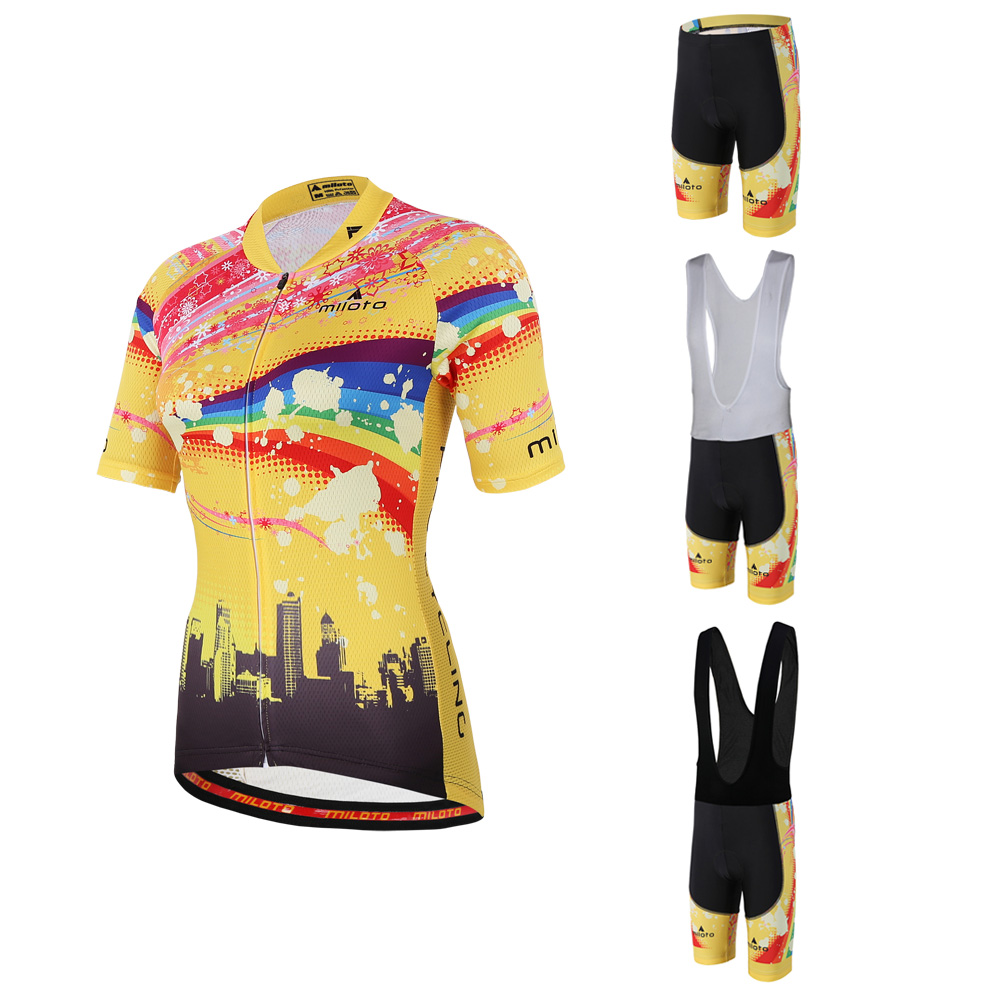 cycling bib and jersey set