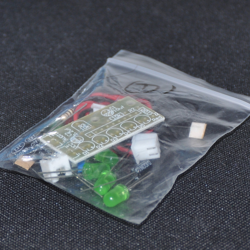 DIY KA2284 KIT Audio Level Indicator Suite Trousse 5mm RED Green LED 3.5-12V