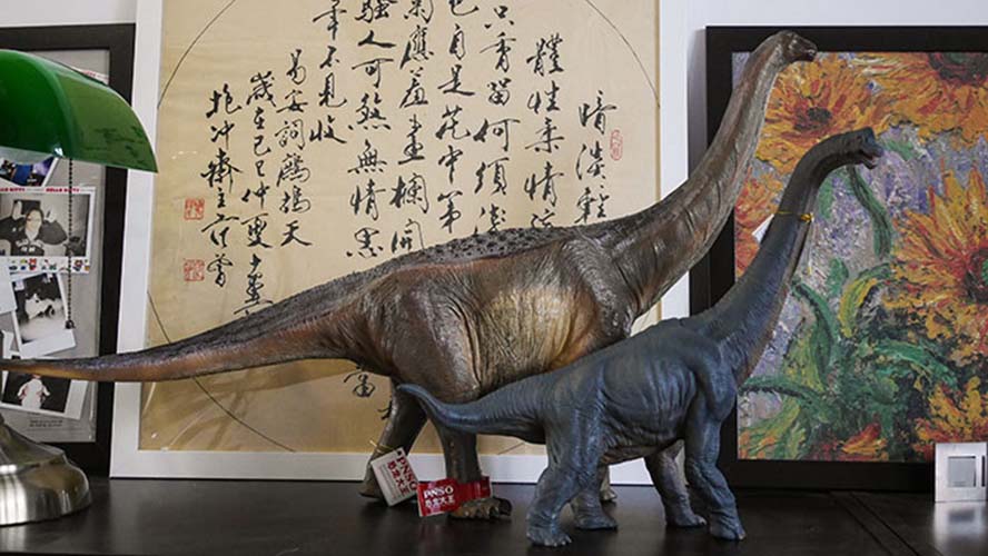 Pnso Rare Huanghetitan Giant Dinosaurs Model Toy Scientific Art 27'' Figure Gift