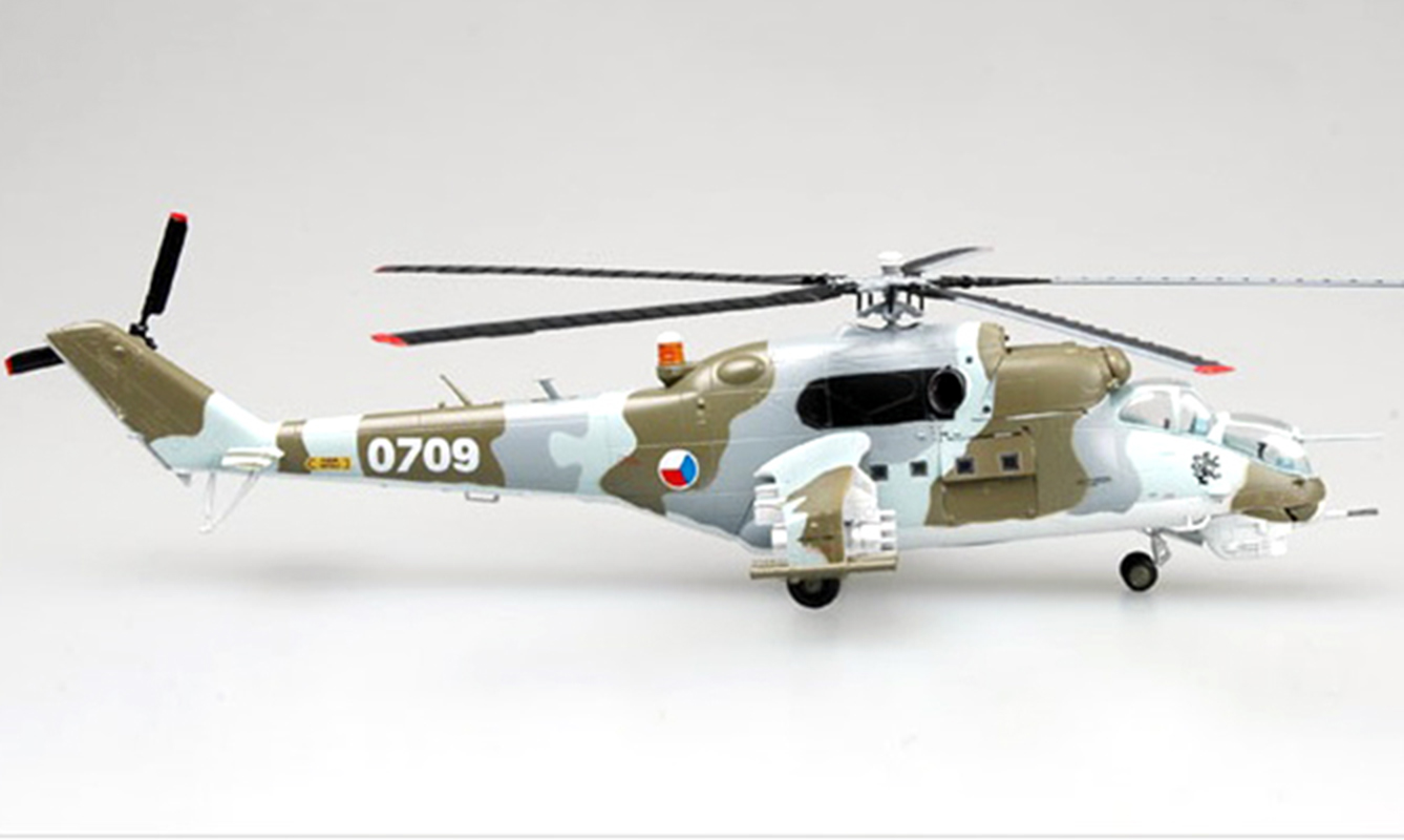 Czech air force Mil Mi-24 hind helicopter 1/72 non diecast plane Easy ...