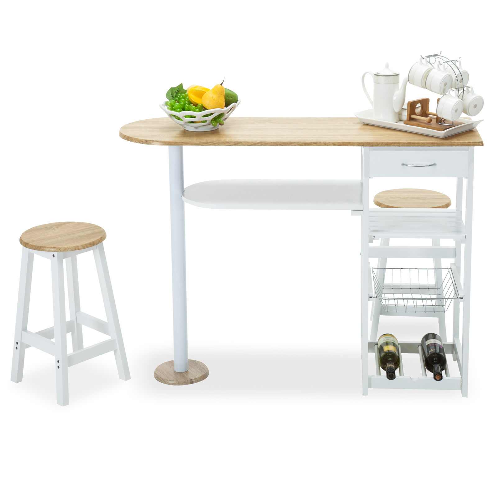 Kitchen Storage Tables / Kitchen Table With Storage Underneath - Foter