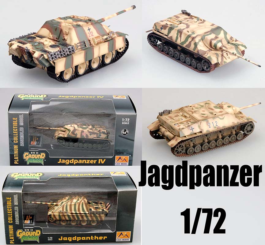WWII German Jagdpanzer IV hunting tank 1945 camouflage 1//72 finished Easy model