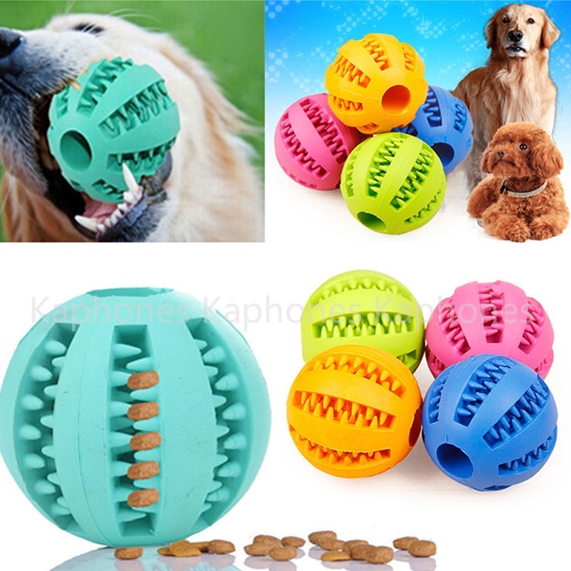 Durable Rubber Pet Dog Puppy Cat Dental Teething Healthy Teeth Gums Chew Toy Fun