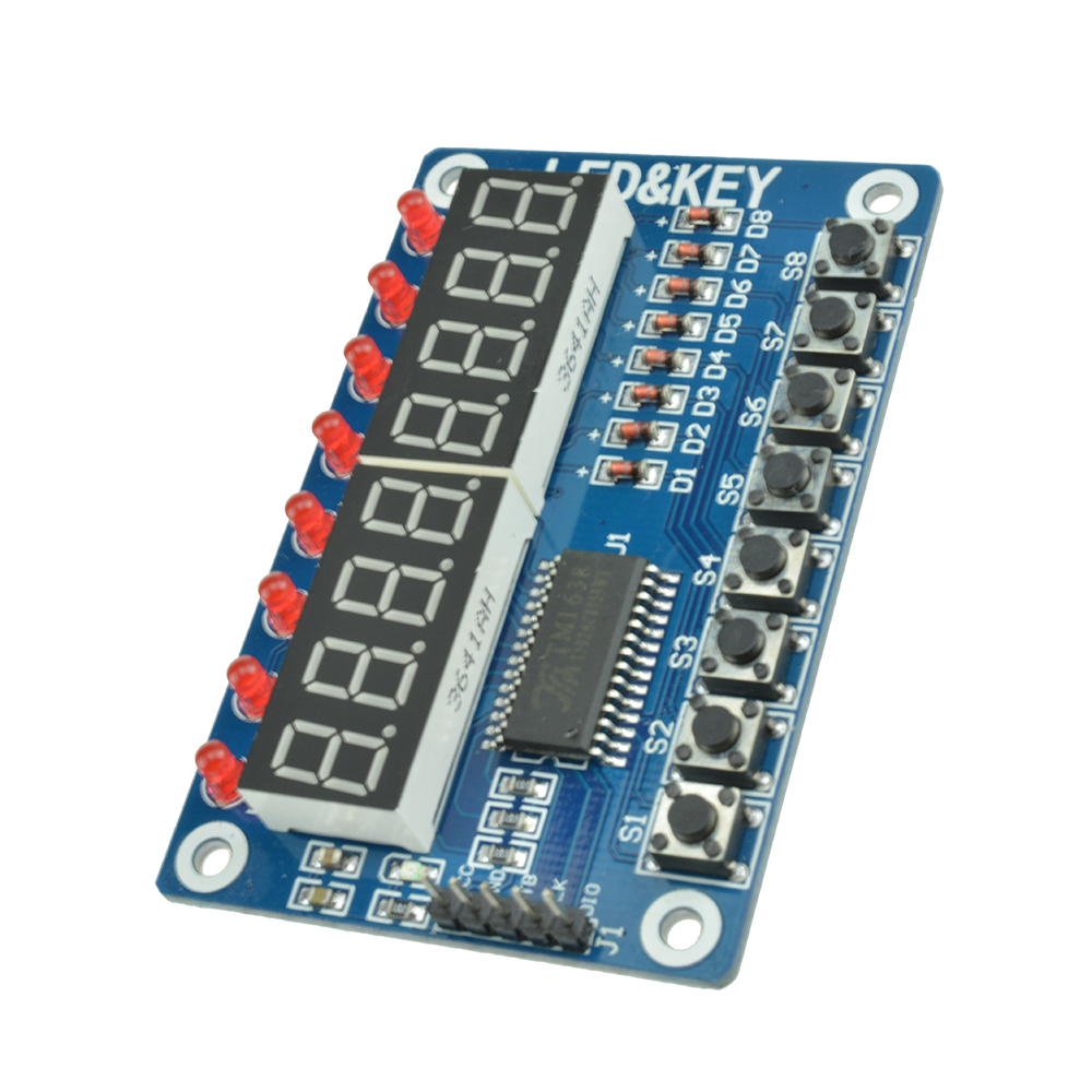 Avr дисплей. Модуль tm1638. Tm1638 led&Key. Tm1638 Module. 4 Bit led Digital Module