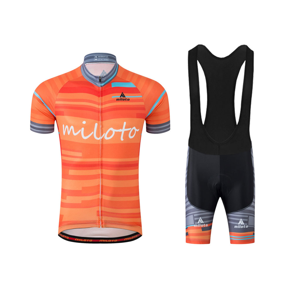 orange cycling jerseys
