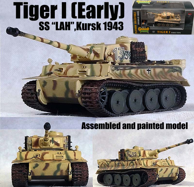 Details about   Easy Model German 1/72 Tiger 1 Plastic Tank Model Normandy All of Easy Model