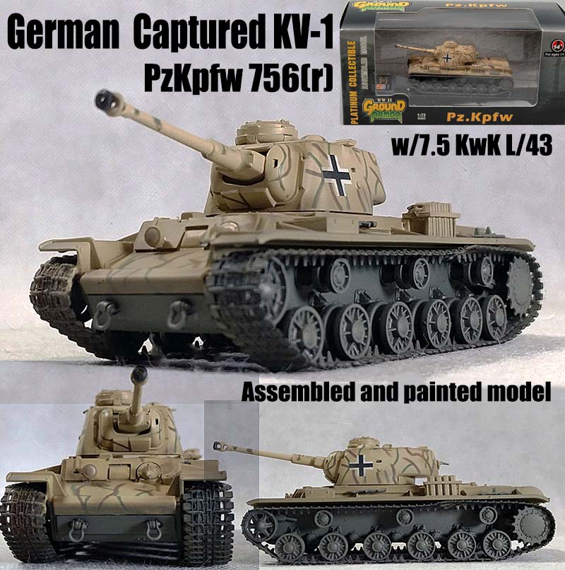 KV-1 756 KV-2 754 Tank Model Kit Metal Decal 1/35 German Pz.Kpfm