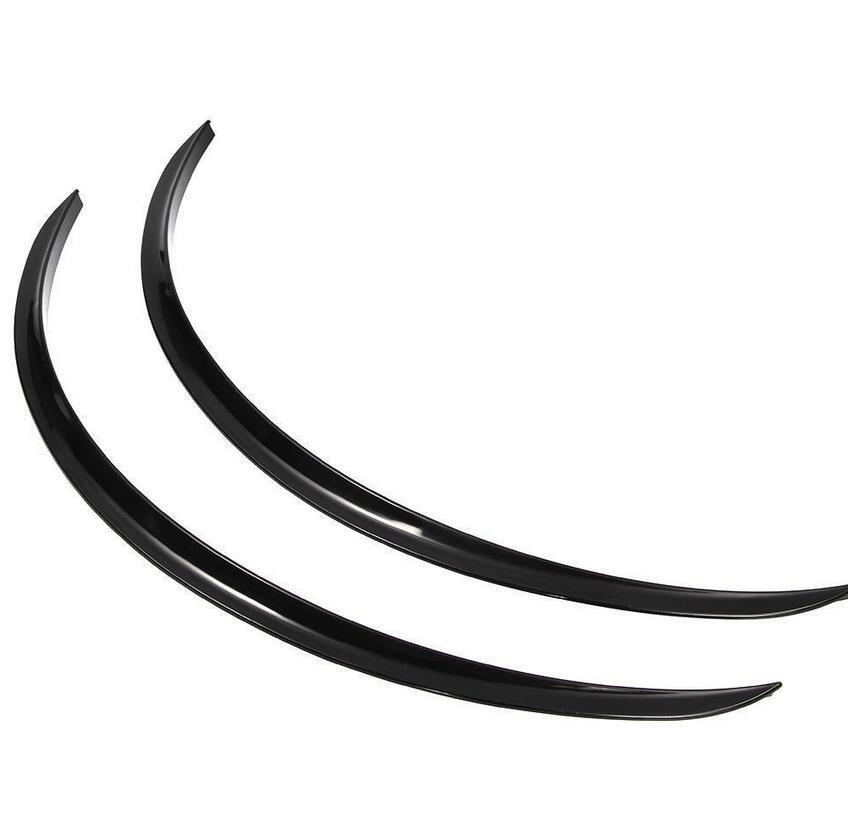 2-Pack Car Wheel Arch Protector Strips – Carbon Fiber & TPU Anti-Scratch Trim, 12.6x1.77 Inch, Self-Adhesive (Red/Black) - View #5