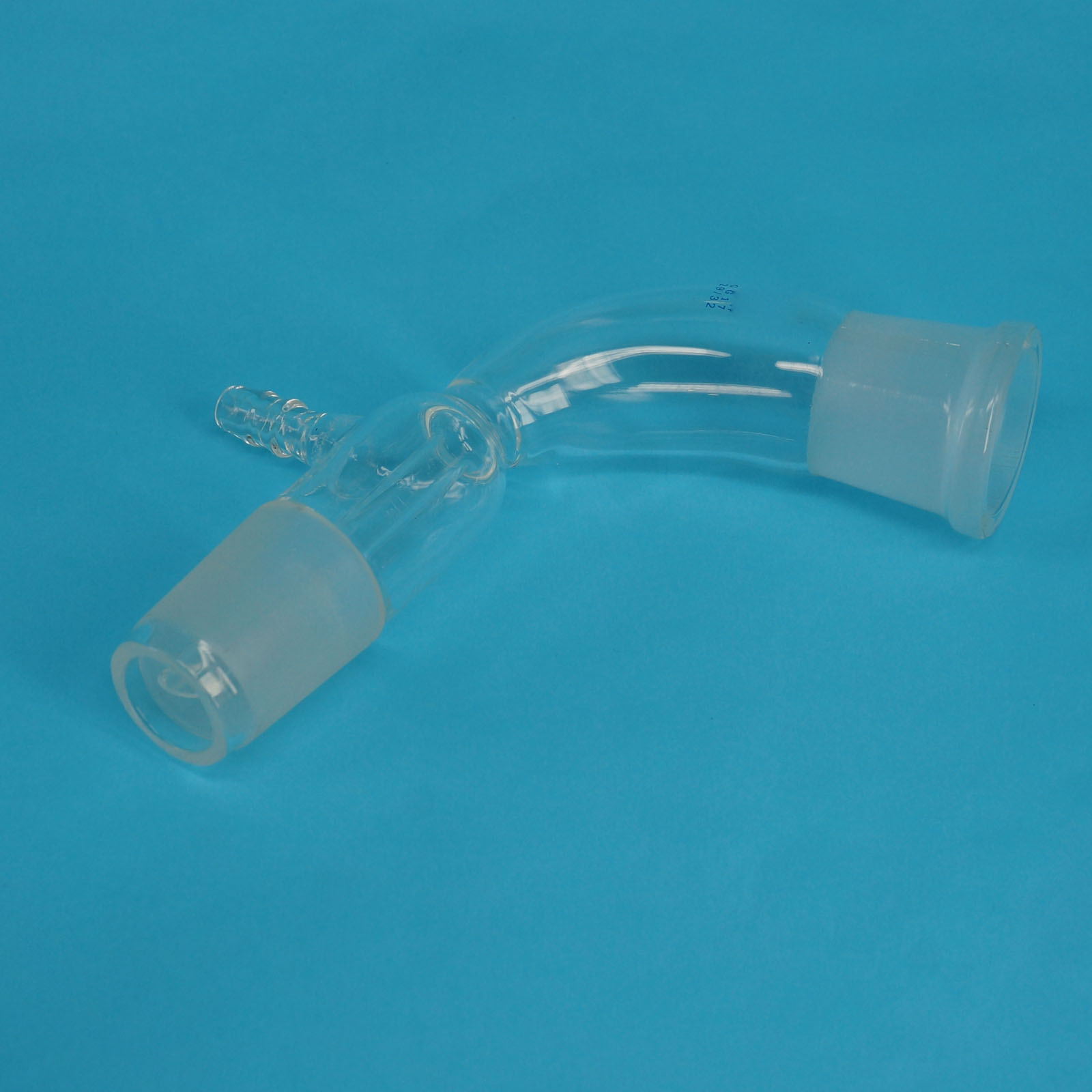 105° Bend Glass Vacuum Receiver Adapter – With Joints #12, #14, #19, #24, #29 – 10-Piece Set