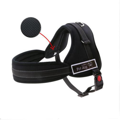 Control Large Pet Adjustable Dog Pulling Harness Support Comfy Pitbull