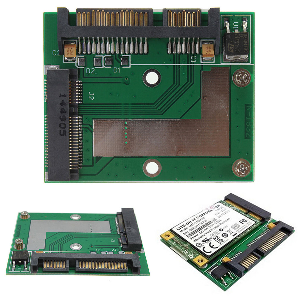 Подключение msata ssd в разъем mini pci e