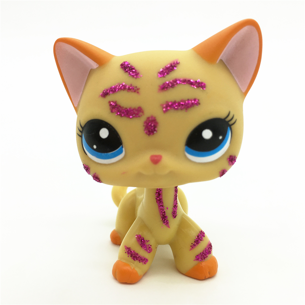 lps shorthair cat pink