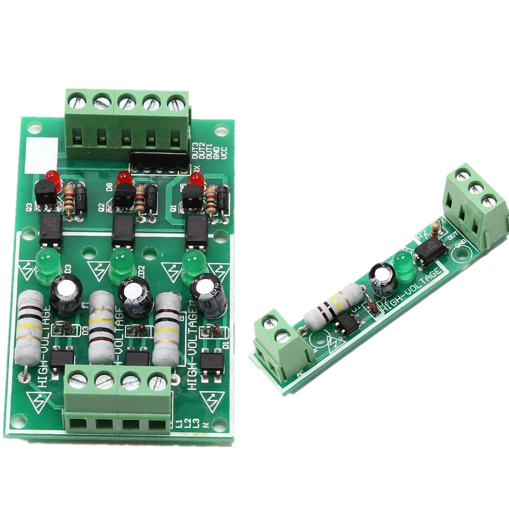 Module Optocoupleur 8 Canaux AC 110V/220V | Sortie NPN Bas Niveau | Pour PLC Et Contrôle
