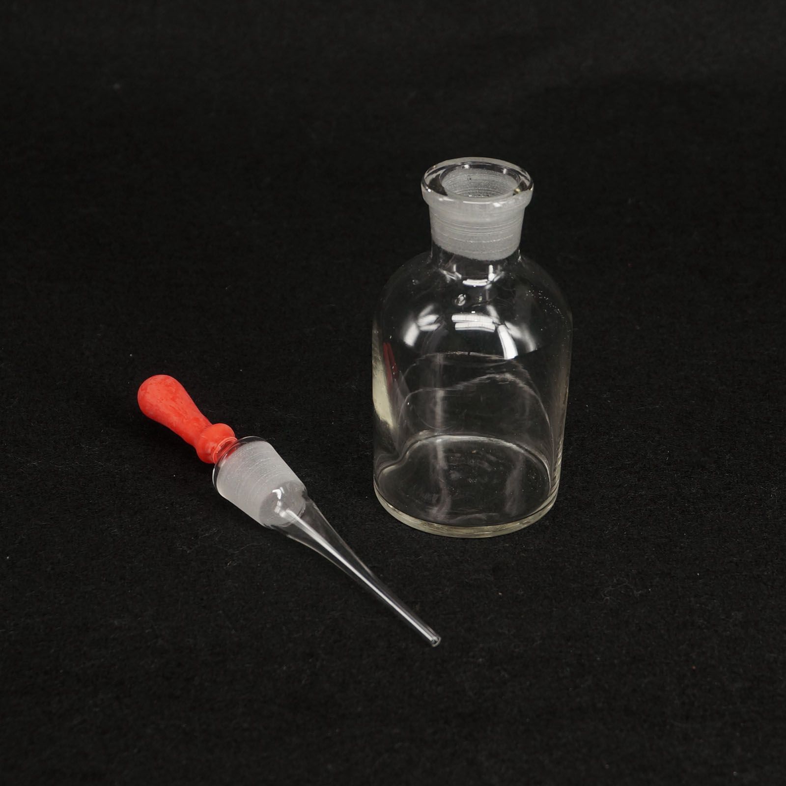 30/60/125ML Clear Glass Dropping Bottle Pipette With Ground Stopper and Dropper