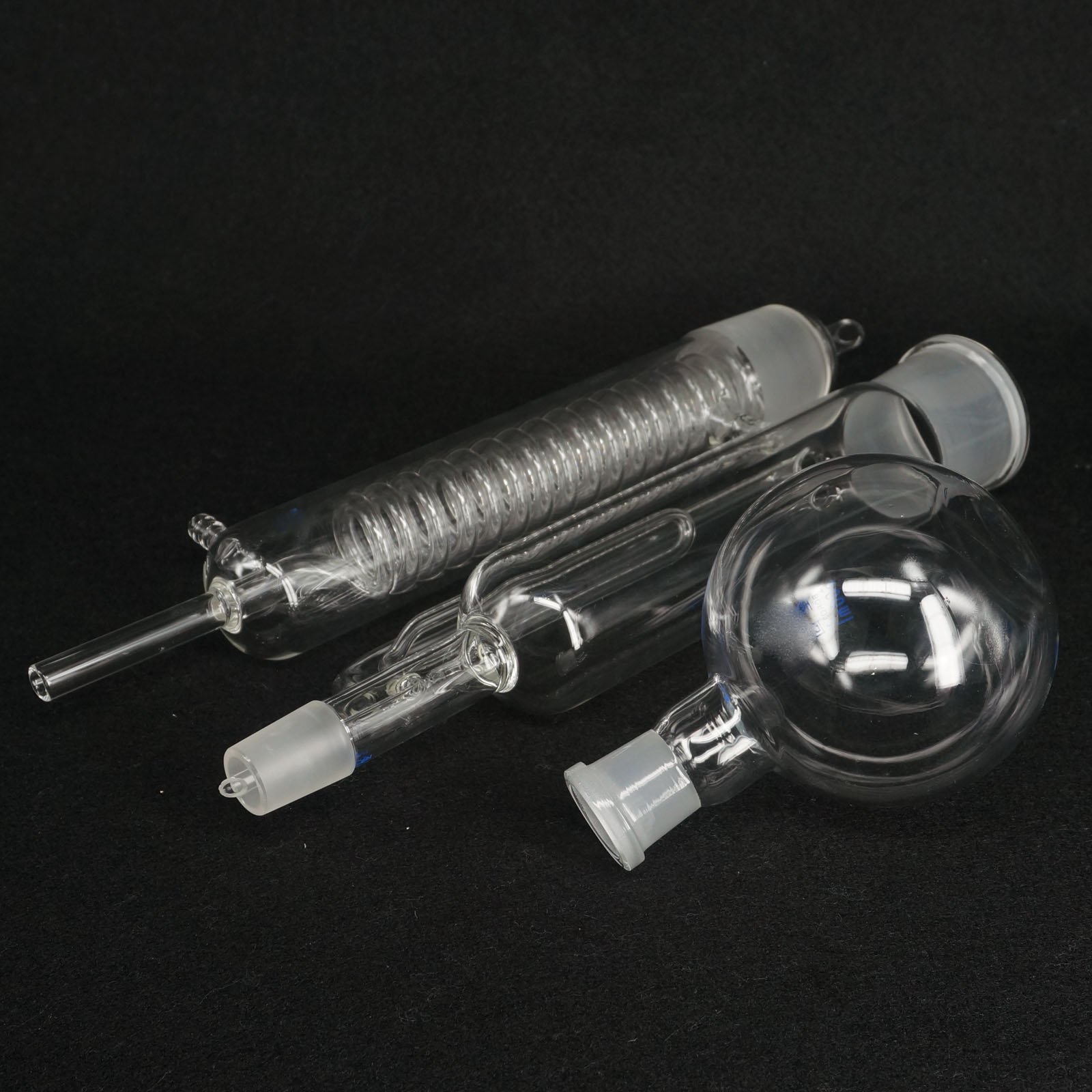 Aparato de extracción de vidrio 60/150/250/500 ml Soxhlet con condensador de bobina - Imagen 13 de 13