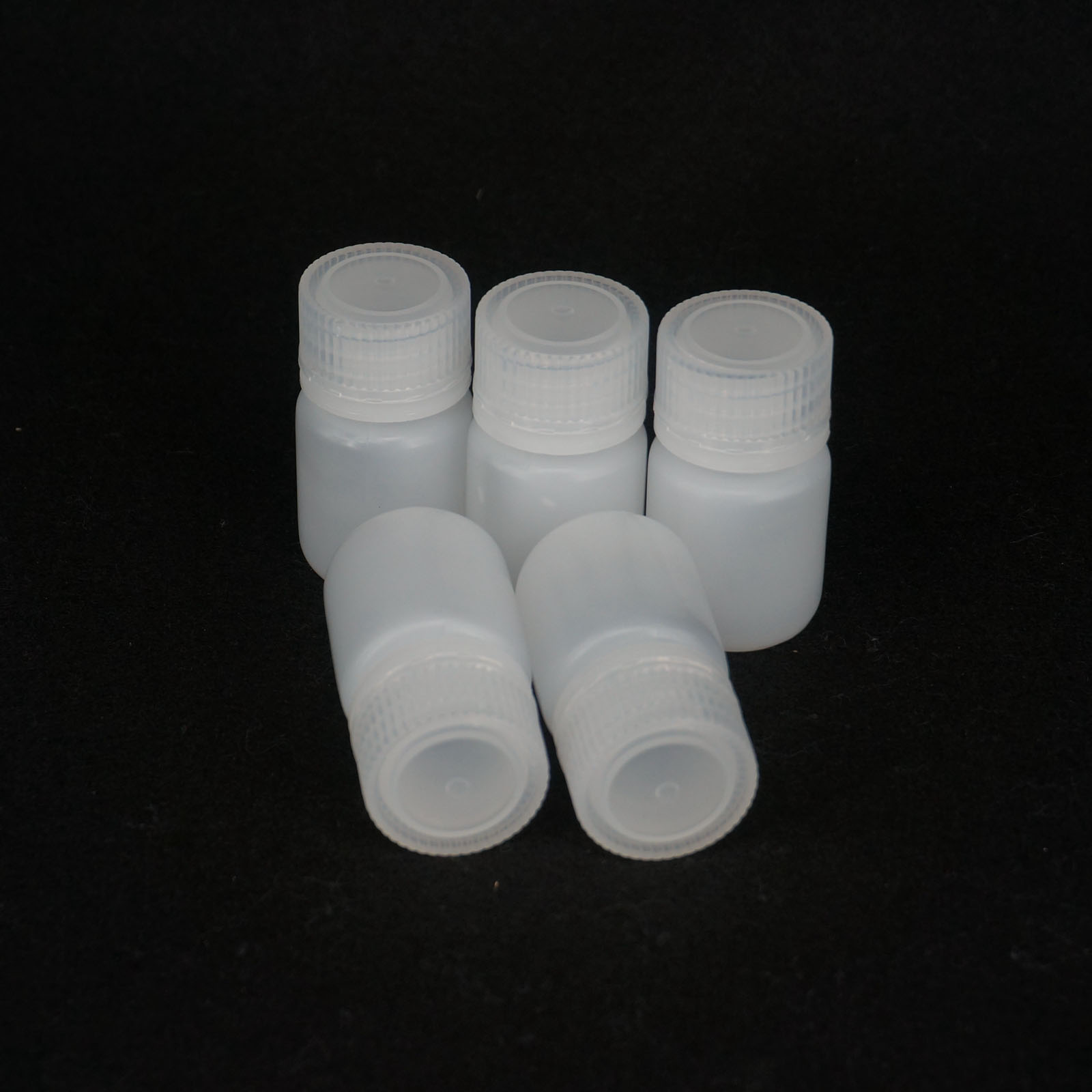 Lote 5 5 5 ml-500 ml botella de reactivo de plástico cilíndrico blanco PP - Imagen 19 de 36