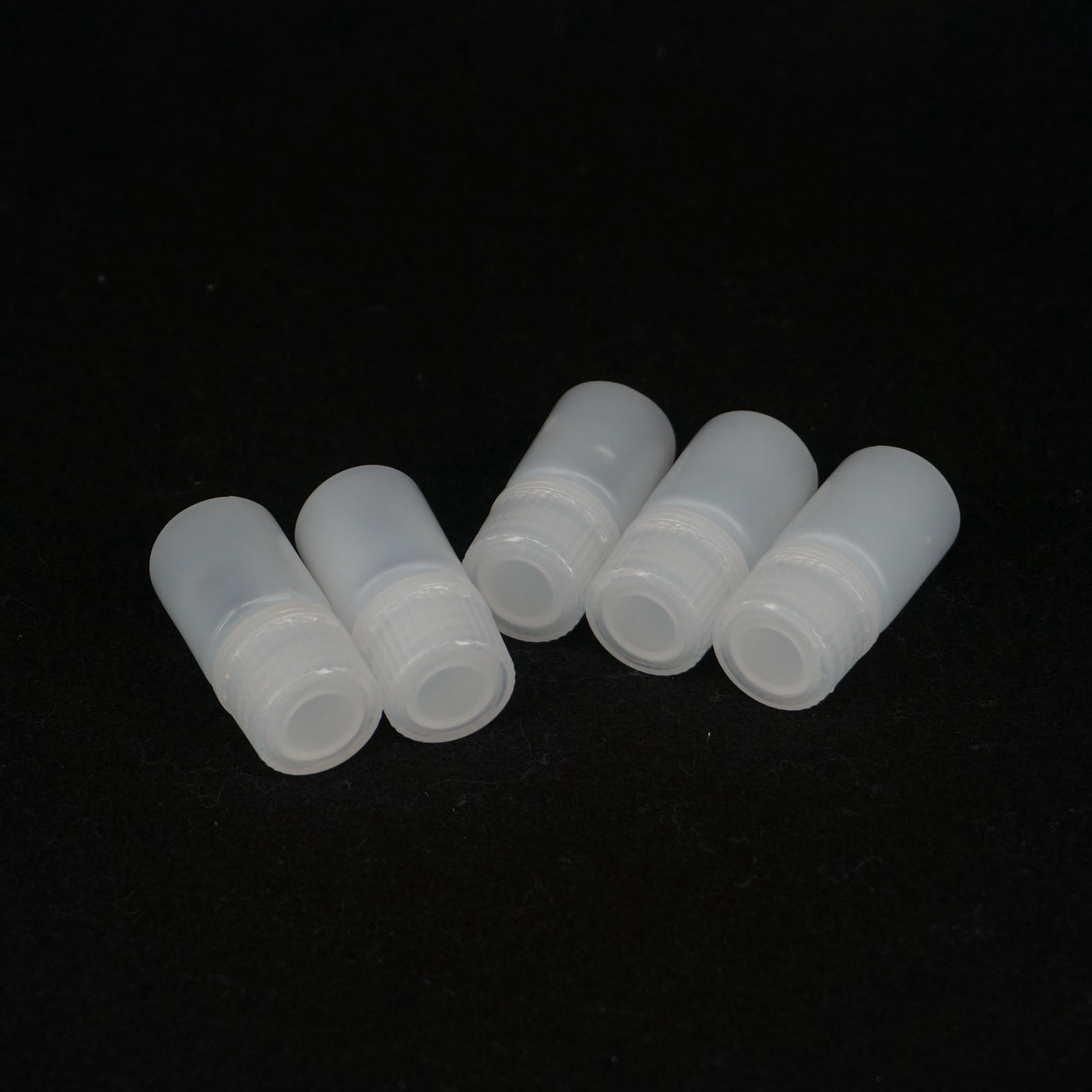 Lote 5 5 5 ml-500 ml botella de reactivo de plástico cilíndrico blanco PP - Imagen 10 de 36