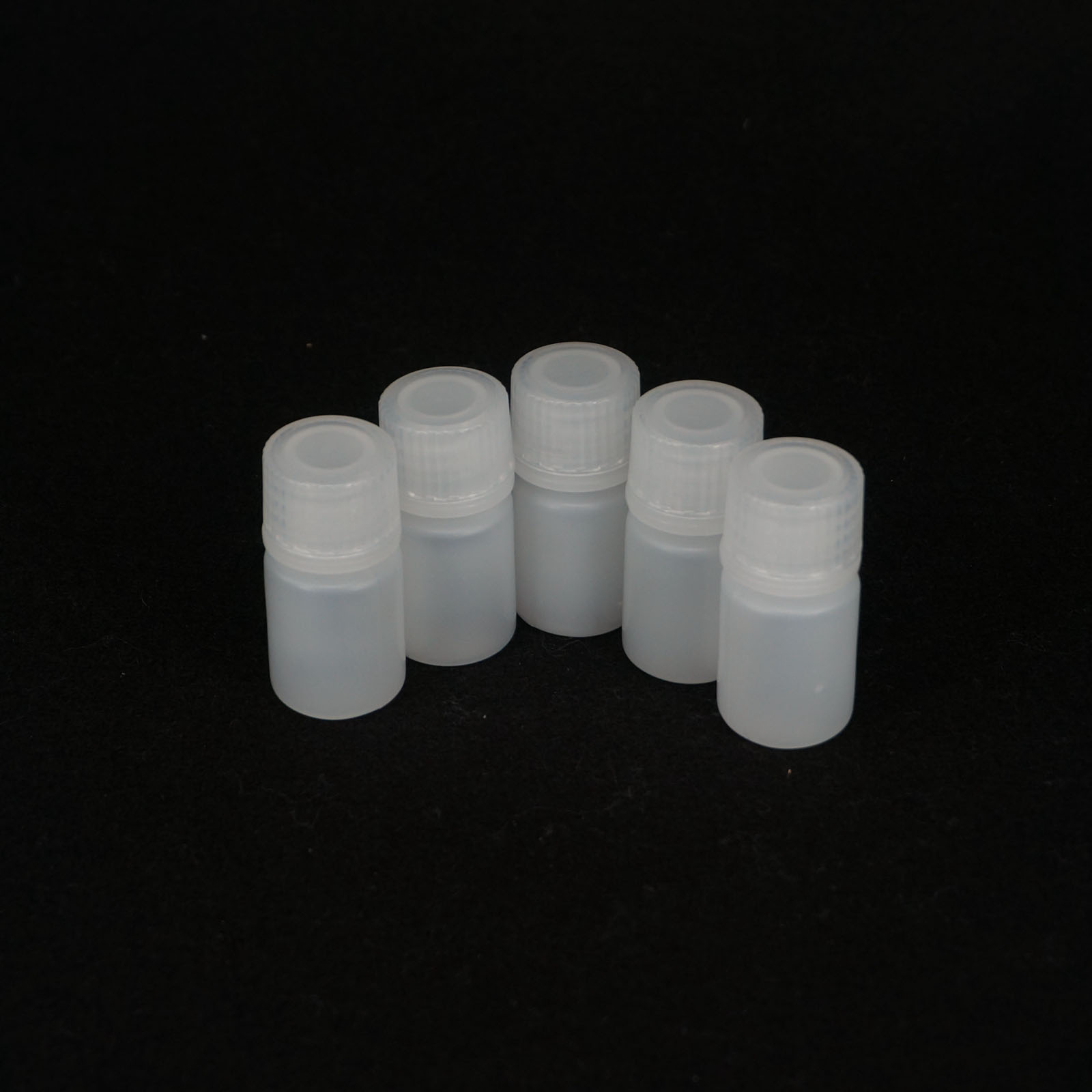 Lote 5 5 5 ml-500 ml botella de reactivo de plástico cilíndrico blanco PP - Imagen 12 de 36