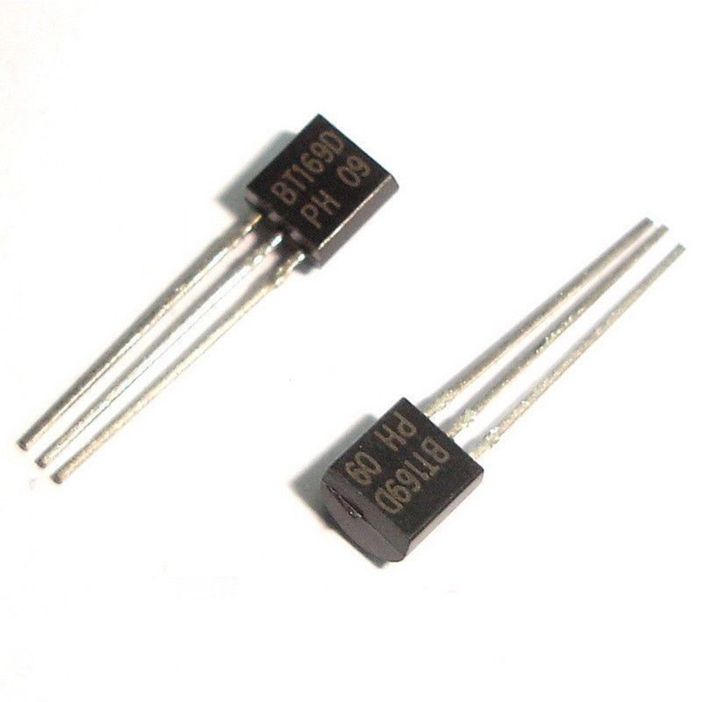 50PCS Unidirectional thyristor BT169D BT169 Logic Level TO-92 400V 0.8A ...