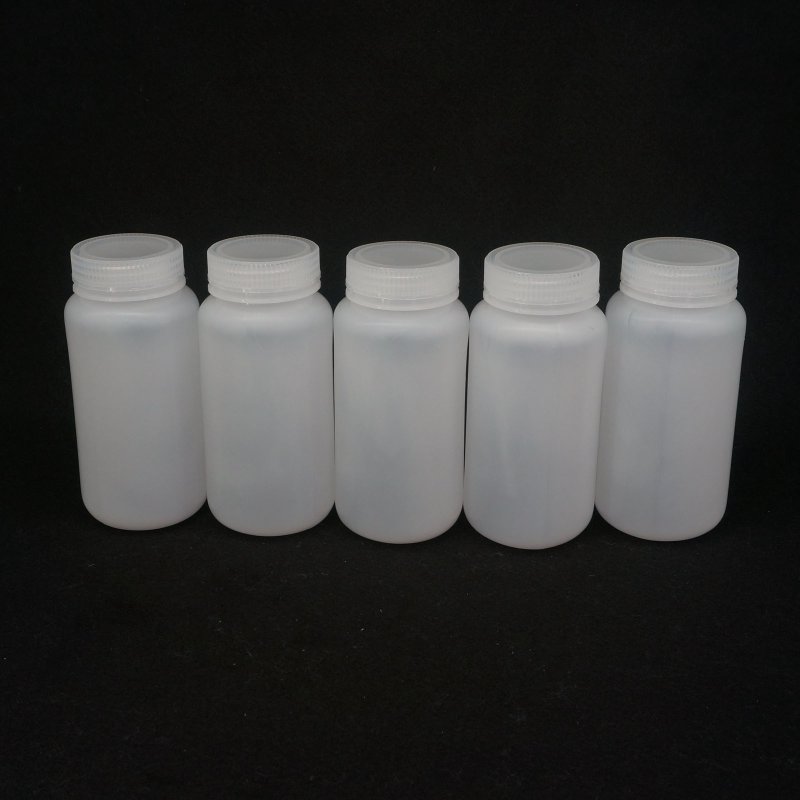 Lote 5 5 5 ml-500 ml botella de reactivo de plástico cilíndrico blanco PP - Imagen 35 de 36