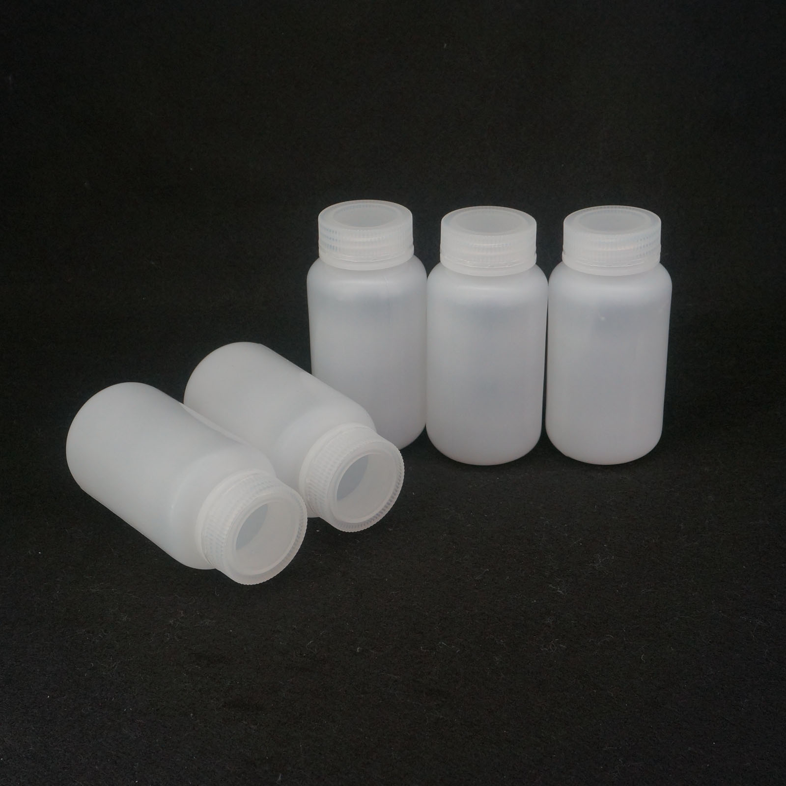 Lote 5 5 5 ml-500 ml botella de reactivo de plástico cilíndrico blanco PP - Imagen 30 de 36
