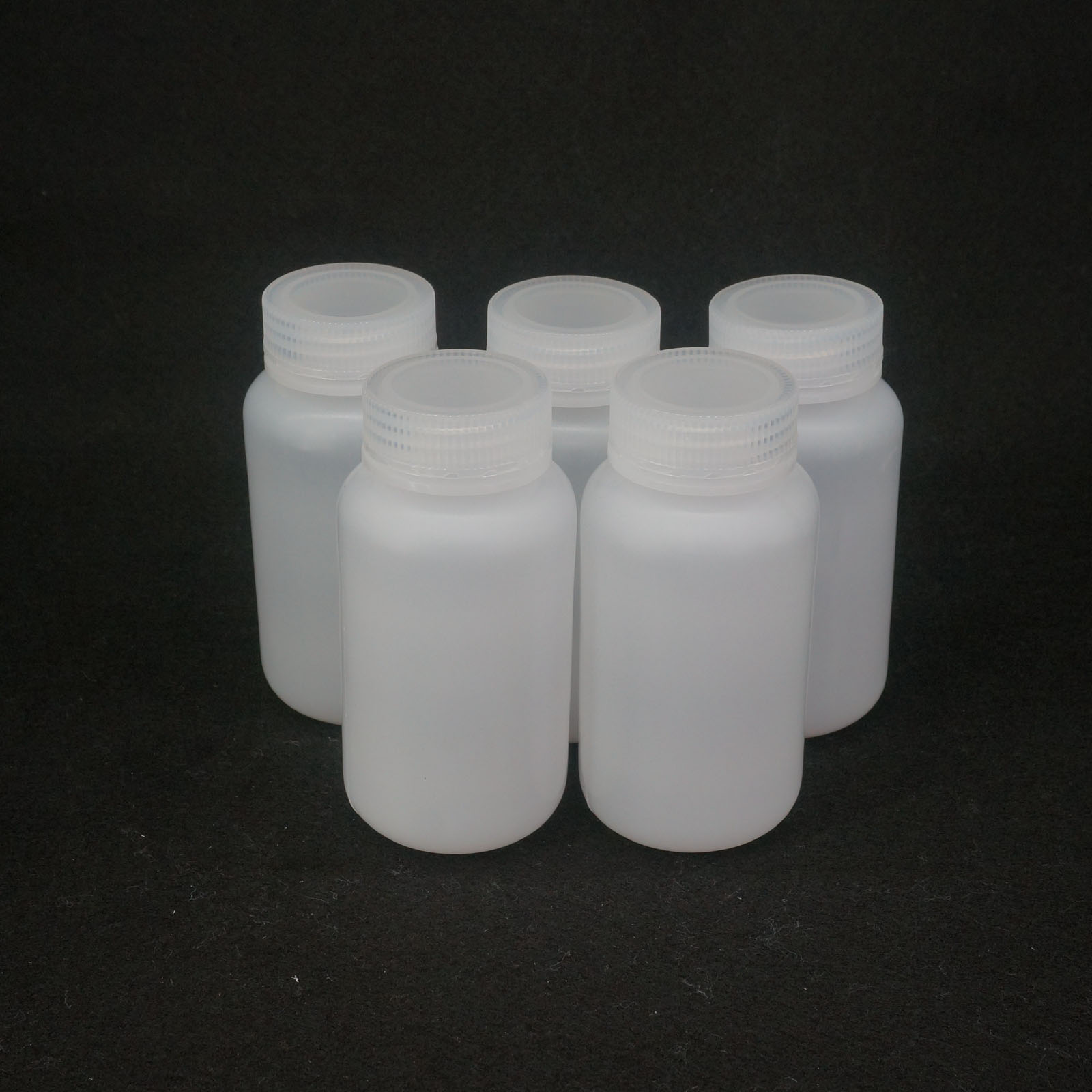 Lote 5 5 5 ml-500 ml botella de reactivo de plástico cilíndrico blanco PP - Imagen 32 de 36