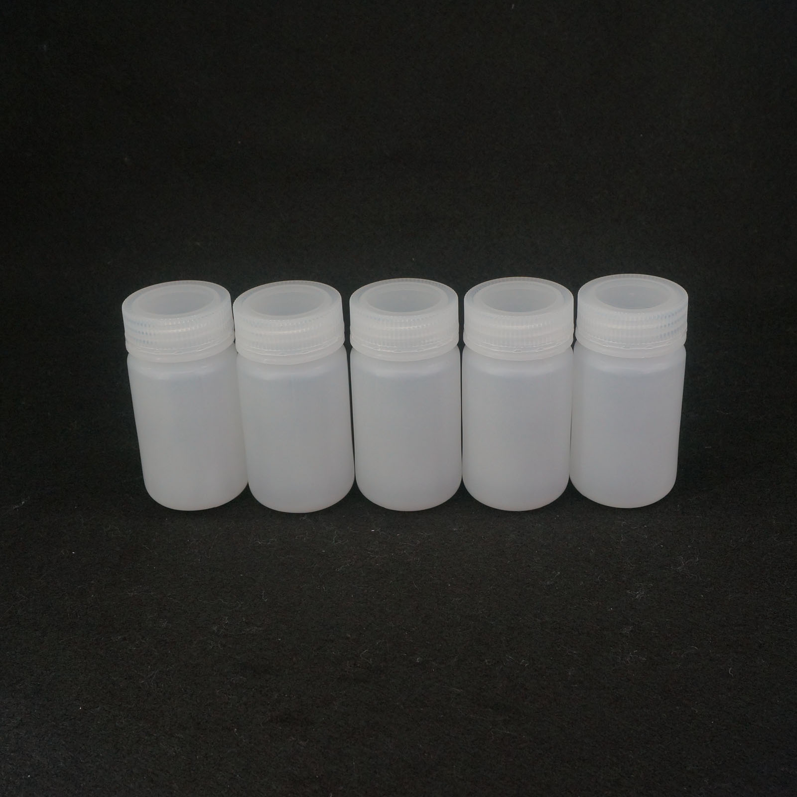 Lote 5 5 5 ml-500 ml botella de reactivo de plástico cilíndrico blanco PP - Imagen 26 de 36