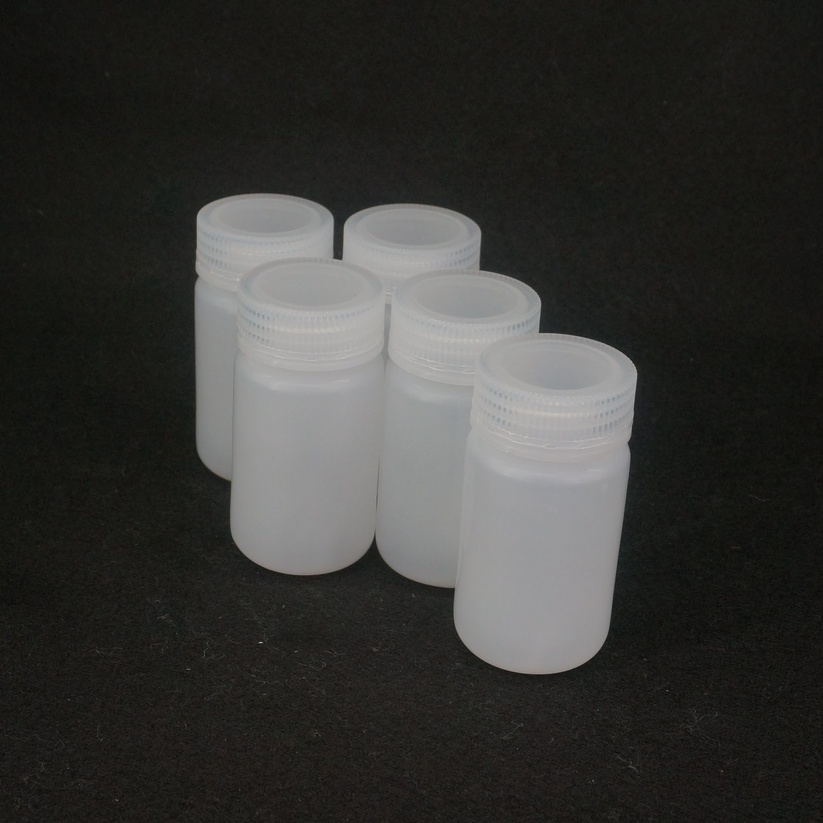 Lote 5 5 5 ml-500 ml botella de reactivo de plástico cilíndrico blanco PP - Imagen 28 de 36
